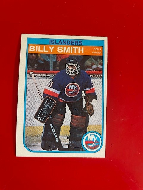1982-83 O-Pee-Chee set break OPC #211 Billy Smith - New York Islanders NRMT