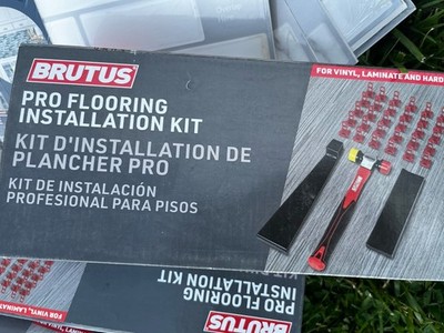 Brutus Pro Flooring Installation Kit 4 Vinyl Laminate & Hardwood Floors 81043BR
