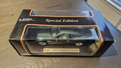 Maisto 1:18 Aston Martin DB7 Vantage Green Special Edition Diecast