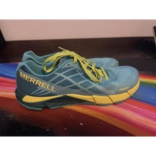 Merrell Bare Access Flex Running Shoes Womens 8.5 Aruba Blue Sneakers J09648