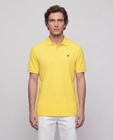 Hackett London Poloshirt Gelb Baumwolle Gr. S Herren HM562688