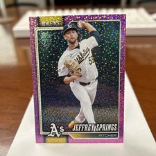 2026 Topps Series 1 Jeffrey Springs #87 Pink Confetti 