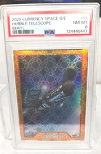 Cardmiths Currency space G/E #55 Hubble telescope Beryl, 064/149, Psa 8