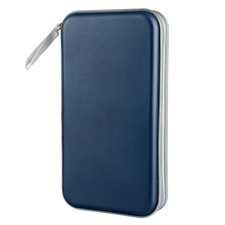 Siveit CD Case, DVD Case Holder 96 Capacity Hard 96 Capacity, Dark Blue