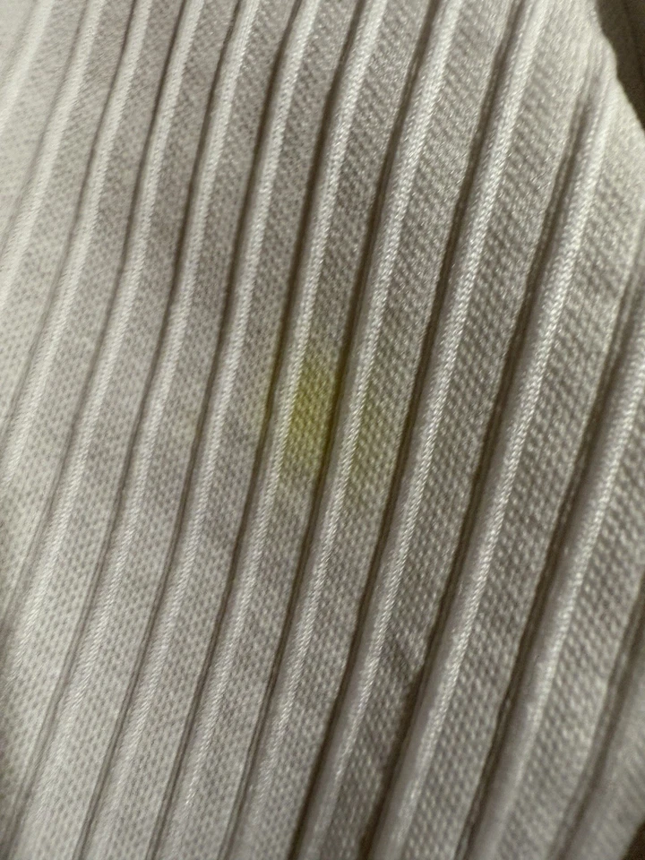 Lululemon Rest Less Pullover Top Womens 8 White Ribbed Thumbholes - Image 4 of 4