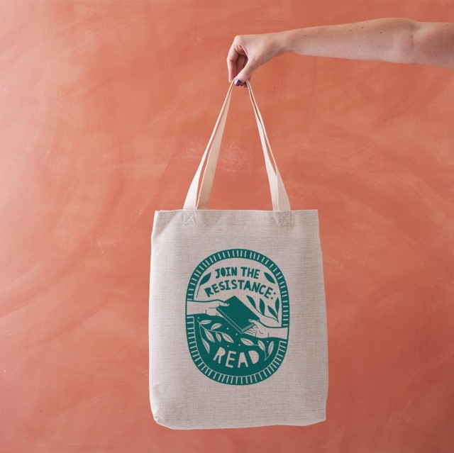 Join the Resistance. Read. - Literary Tote Bag by BOOKISHLY