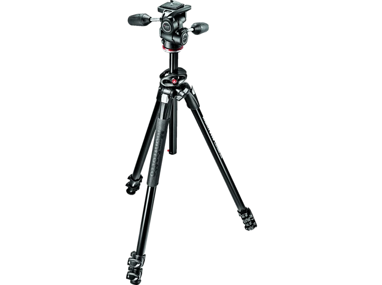 MANFROTTO MK290DUA3-3W Dreibein Stativ, Schwarz, Höhe offen bis 55 mm - Bild 4 von 4