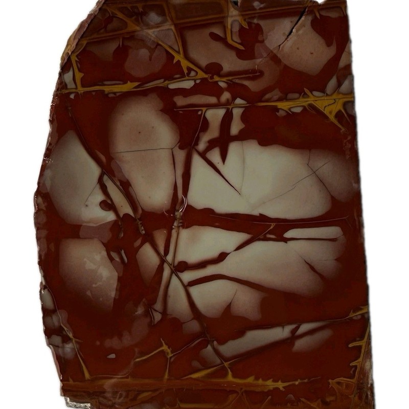 NOREENA JASPER SLAB ~171 grs/ rough agate mineral rock Australia cab red yellow