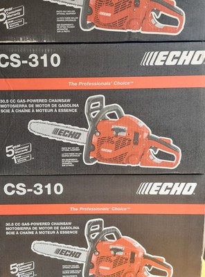 NEW ECHO CS-310-14 GAS CHAIN SAW, 14'' BAR 30.5CC 686033 PROFESSIONAL CHAINSAW