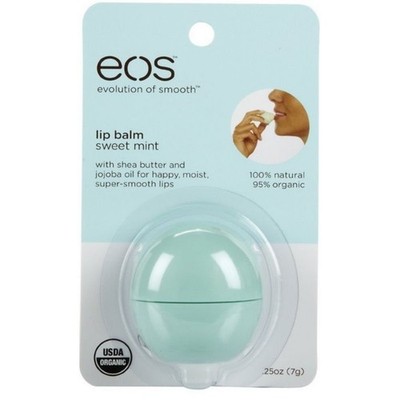Eos Smooth Sphere Evolution Lip Balm Sweet Mint Flavor .25Oz