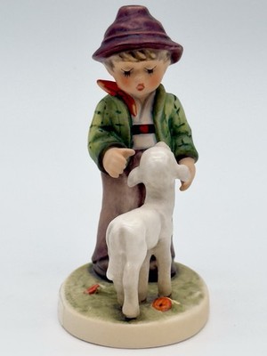 Marvelous Vintage 1989 West Germany Goebel Hummel The Shepherd Boy Figurine
