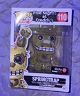 FUNKO POP Five Nights at Freddy's FNAF Springtrap #110 (Box slightly damaged)
