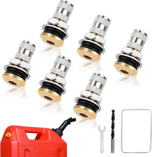Gas Can Vent Caps  6 Pack Fuel Gas Tank Vent Caps  Metal Gas Can Replacement V