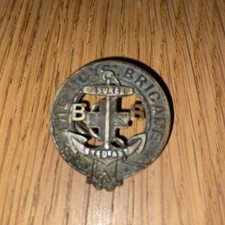 Vintage Boys Brigade Pin Badge Anchor Sure & Stedfast