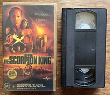 THE SCORPION KING VHS Video Cassette Tape 2002 Dwayne The Rock Johnson Exc Cond!