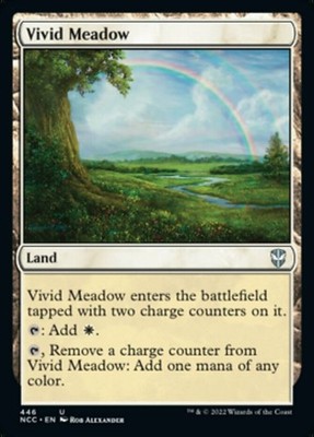 4x Vivid Meadow NM-Mint, English Commander: Streets of New Capenna MTG Magic