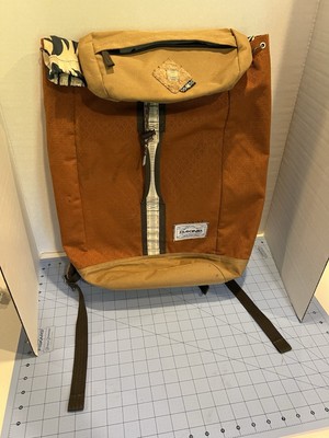 Dakine Top Side Loader Rucksack 26L Laptop Backpack USED Khaki Tan Floral