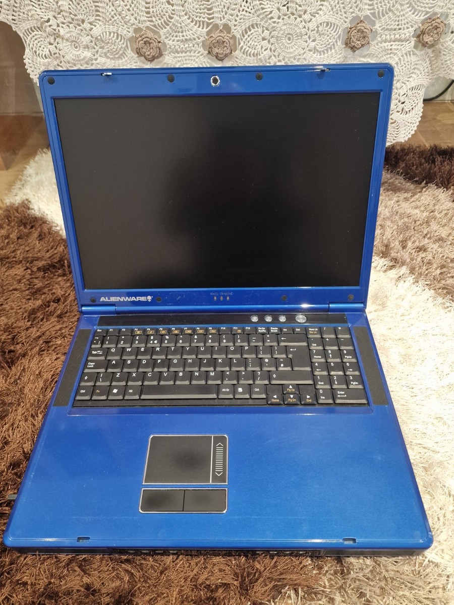 Alienware D900K D9K M7700 Blue Laptop Computer AMD Athlon