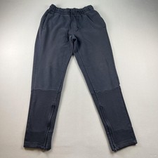 Adidas Sweatpants Mens Medium Black Fleece Joggers Athletic 3 Stripes Sportswear