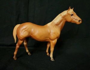 Vintage Breyer 3045 Quarter Horse Family Stallion - Palomino 7" x 5.5"
