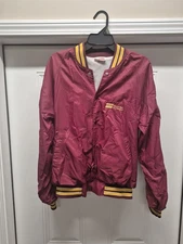 Vintage Hartwell Satin Bomber Jacket  Washington Redskin Color Scheme. LG 42-44