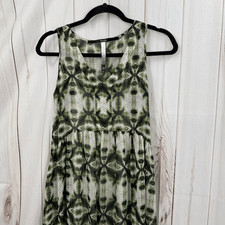 Kensie Women’s XS Green Maxi Dress Sleeveless