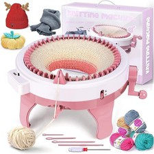Knitting Machines Children's Knitting Machine, 48 Needles Loom with Row Count...