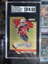 2018 Panini Prizm Ronald Jones Gold Vinyl Rookie Auto /5 Sgc 8.5 Buccaneers 