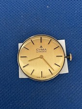 Mouvement original calibre CYMA SYNCHRON P7040 marche et cadran (1/17684)