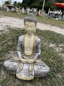 Latex Fiberglass Mold. Make Concrete Or Plaster 11 Inches Tall Meditative Buddha