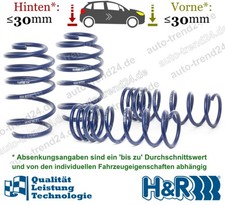 H&R Tieferlegungsfedern 30mm u.a.: Ford Focus III Turnier, Bj. 2010-2020