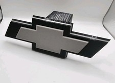 Chevrolet Chevy Tow Hitch Coverplugcap For 2 Receivers Black Silver Gray 3d