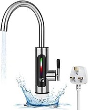 Instant Hot Water Tap, 220V 3000W Electric Water Heater Tap with Digital Display