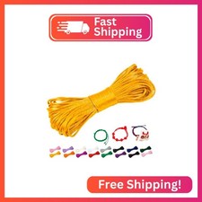 CAMAL 1.5mm Nylon Cord String for Bracelet Making, Nylon Beading Cord Nylon Sati