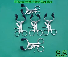 5 Molt Mouth Gag Blue 4.5" Dental Surgical Instruments