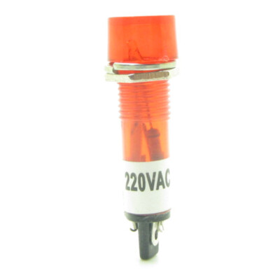 Lot De 10 Voyants Lumineux Rouges AC 220V 10mm - Marque Uxcell, Pour Signalisation