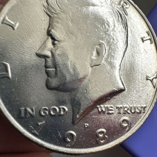 1989 P Kennedy Half Dollar 50 Cent Coin 50C150 - 第 1/12 張圖片