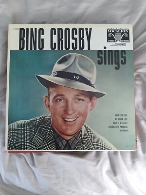 BING CROSBY SINGS 12'' VINYL LP RECORD ALBUM | eBay