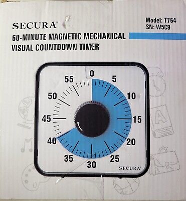 Secura 60-Minute Visual Timer, Classroom Classroom Timer