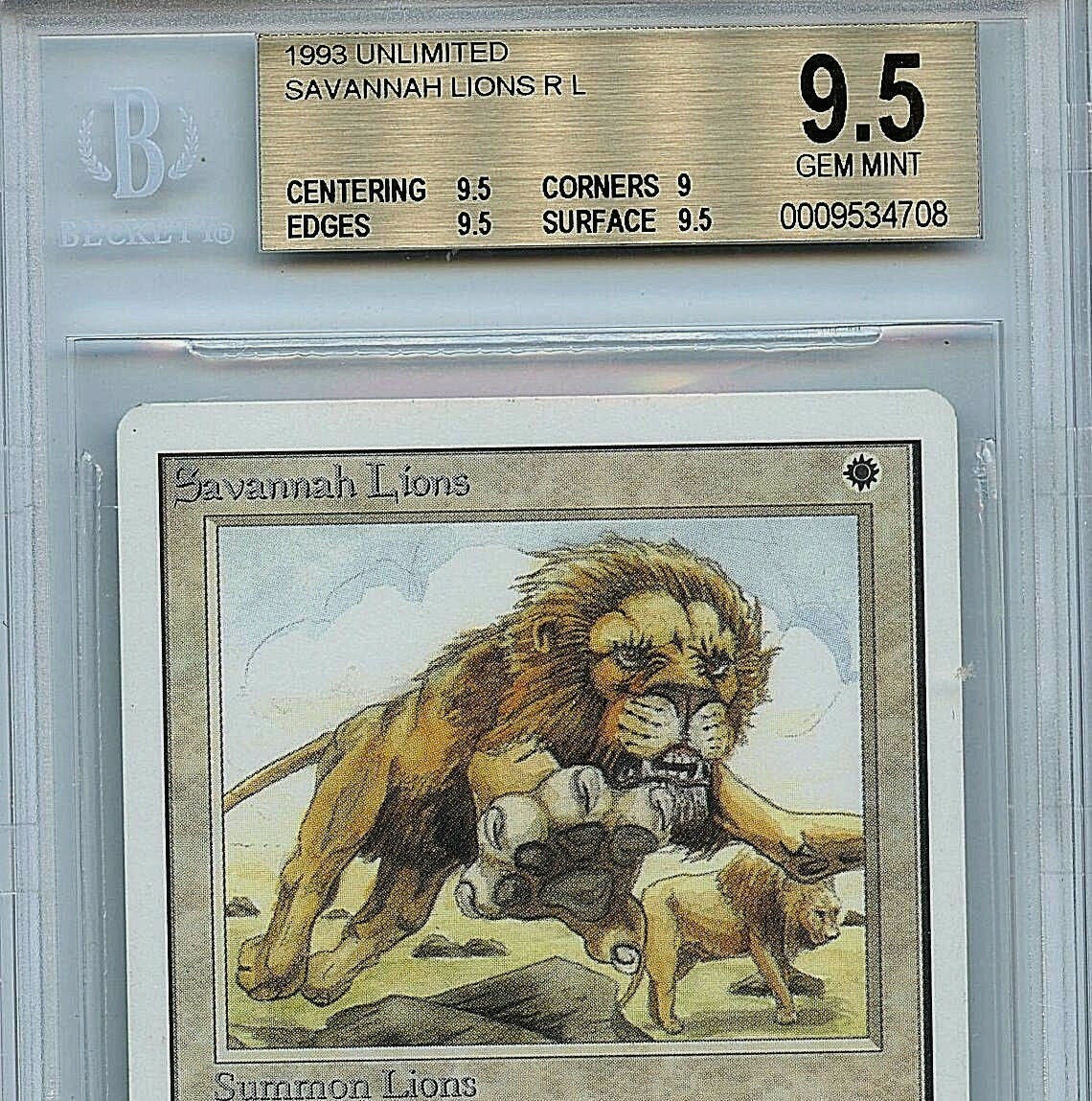 マジック：ザ・ギャザリング Savannah MTG Revised Savannah Dual Land GEM Mint BGS 9.5 Card Magic