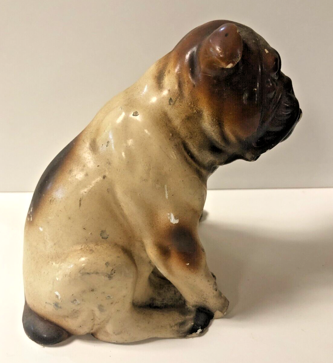 アンティーク雑貨 40sChalkware Bulldog timeworn clothing 40sChalkware Bulldog timeworn clothing