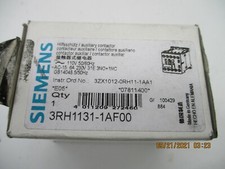 Siemens 3RH1131-1AF00 New, open box (110v, 50/60 Hz) Auxiliary Contactor