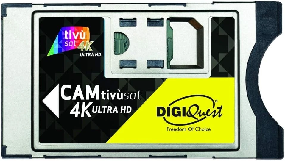 DIGIQUEST CAM Tivùsat 4K Ultra HD certificata | Accesso ai canali HD e 4K | - Immagine 2 di 4
