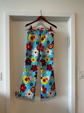 Lightly Used Vintage Floral Moschino Pants - Size 28