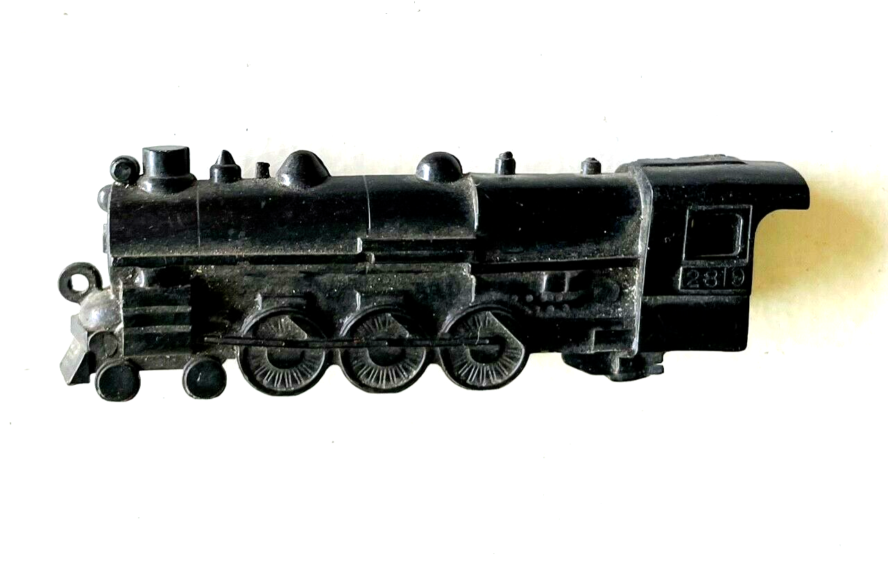 Vintage Plastic Steam Train Engine Toy 3-5/8