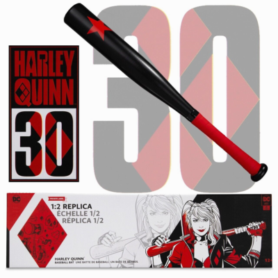 DC DIRECT Harley Quinn 30th Anniversary Red/Black 1:2 Replica