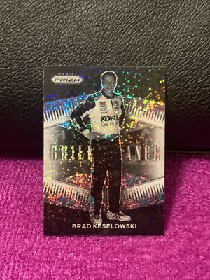 2022 PANINI PRIZM RACING BRILLANCE BRAD KESELOWSKI B-8 WHITE SPARKLE PRIZM SSP
