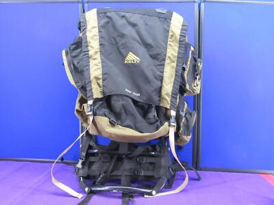 KELTY Super Tioga Large External Frame Hiking Backpack Brown Black 34''x24x9 Sz.3