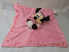 Disney Minnie Mouse Lovey Jingle Pink Security Blanket Just Play Stuffed Animal 