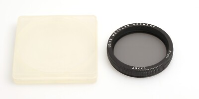 Original Leitz Wetzlar #13357 P-cir Polfilter Circular Filtergewinde E55